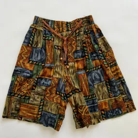 90s printed relaxed shorts