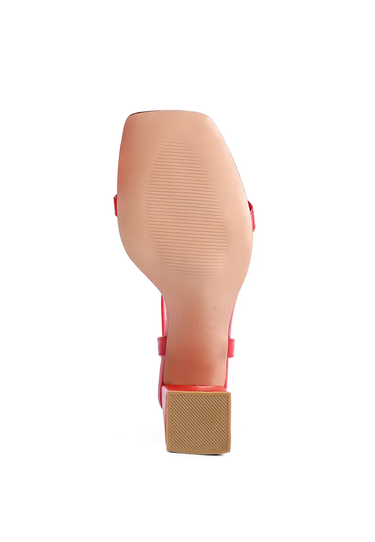 Ankle Strap Block Heel