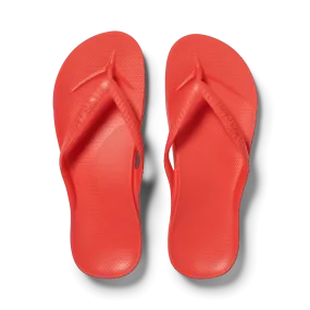 Arch Support Flip Flops - Classic - Coral