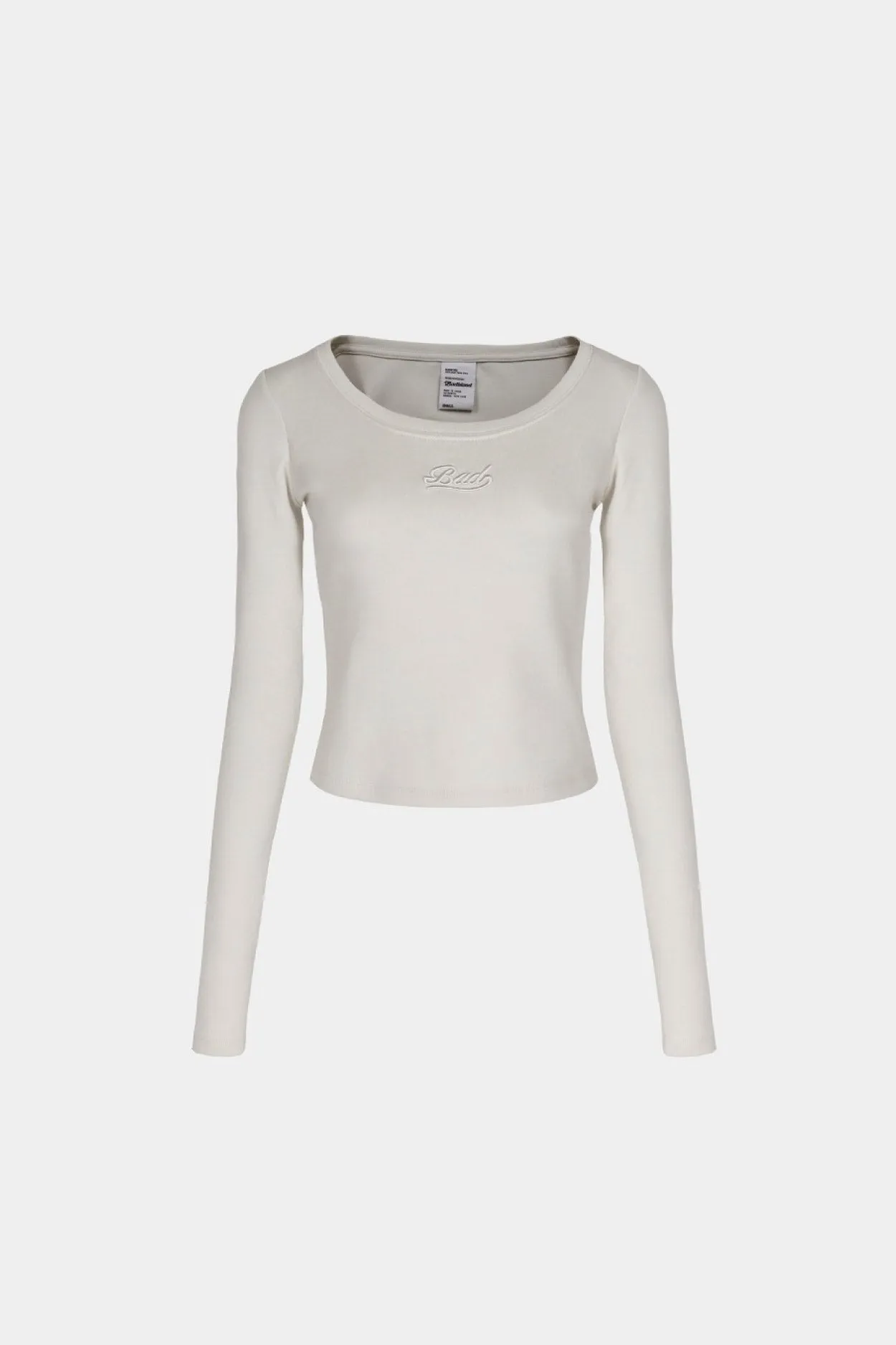 Badblood Beyond Soft Scoop Neck Long Sleeve Cream