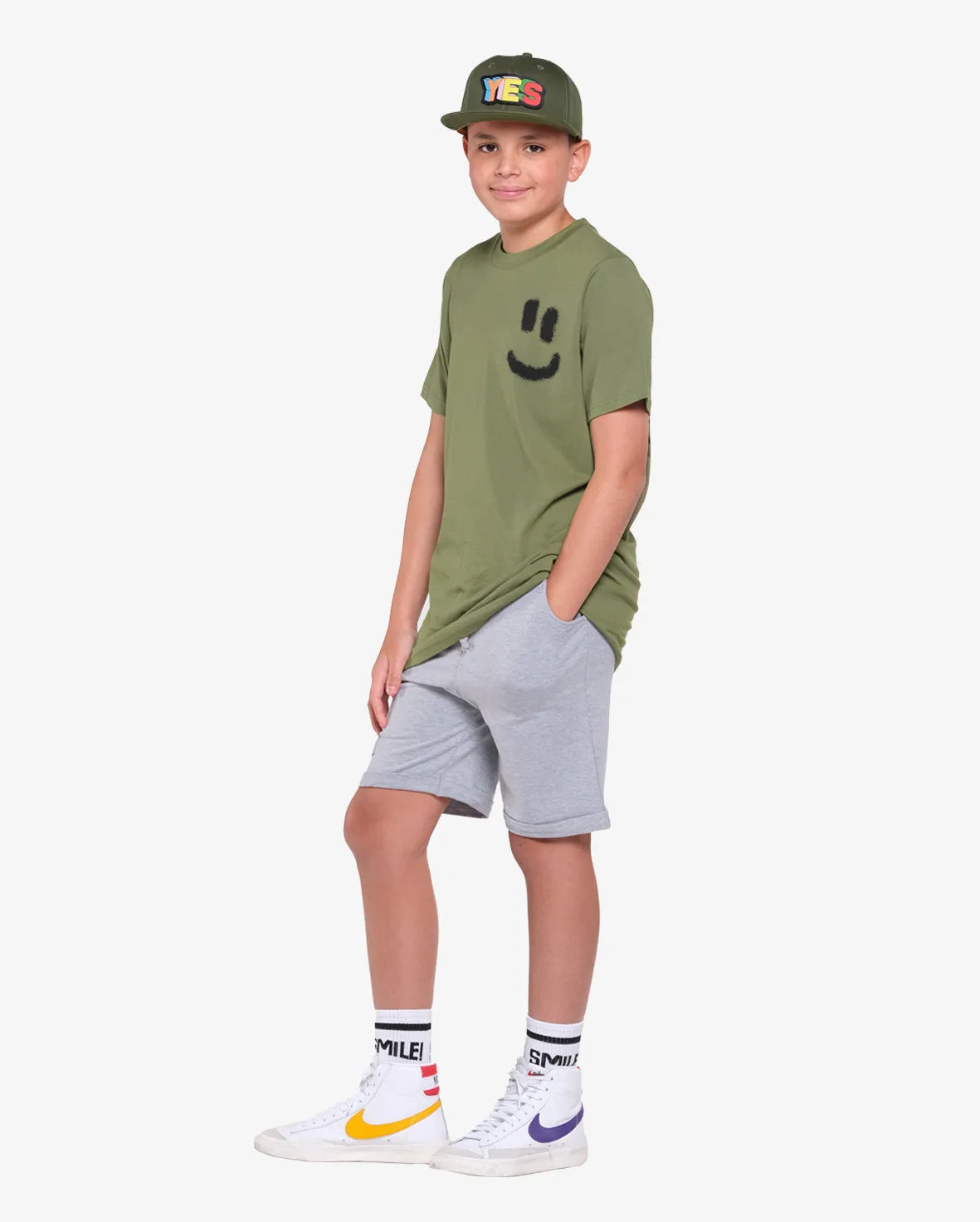 BAND OF BOYS | Marle Grey Relaxed Shorts