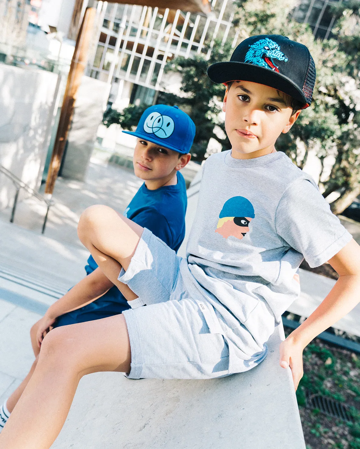 BAND OF BOYS | Marle Grey Relaxed Shorts