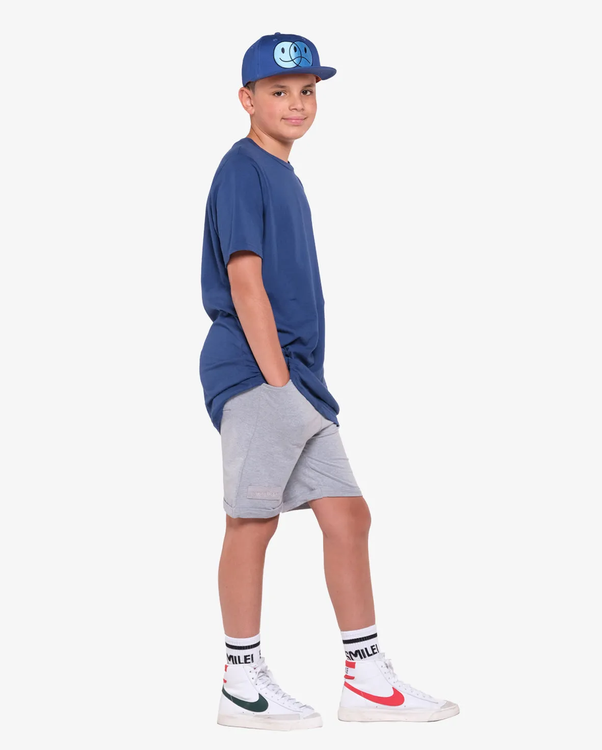 BAND OF BOYS | Marle Grey Relaxed Shorts