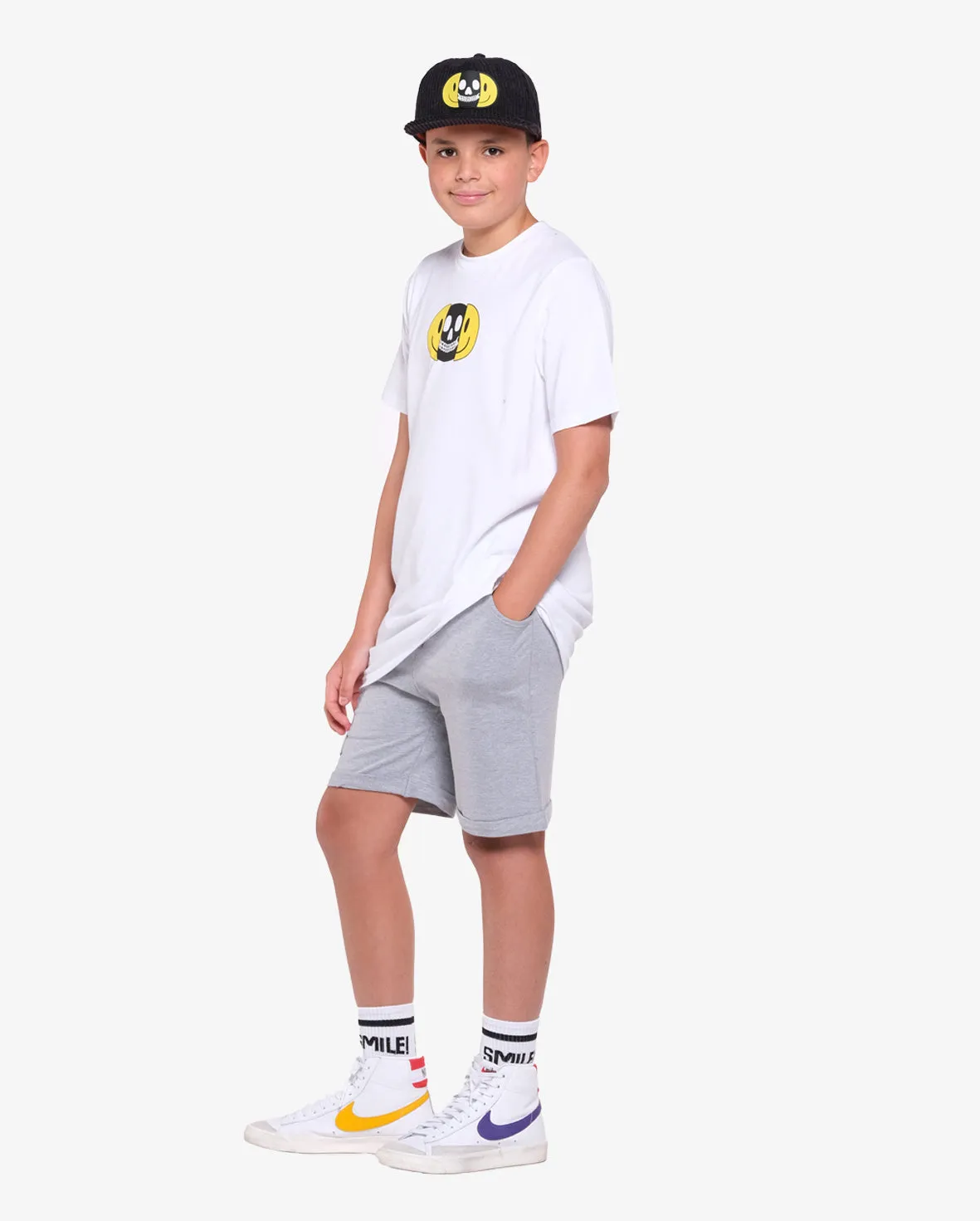 BAND OF BOYS | Marle Grey Relaxed Shorts