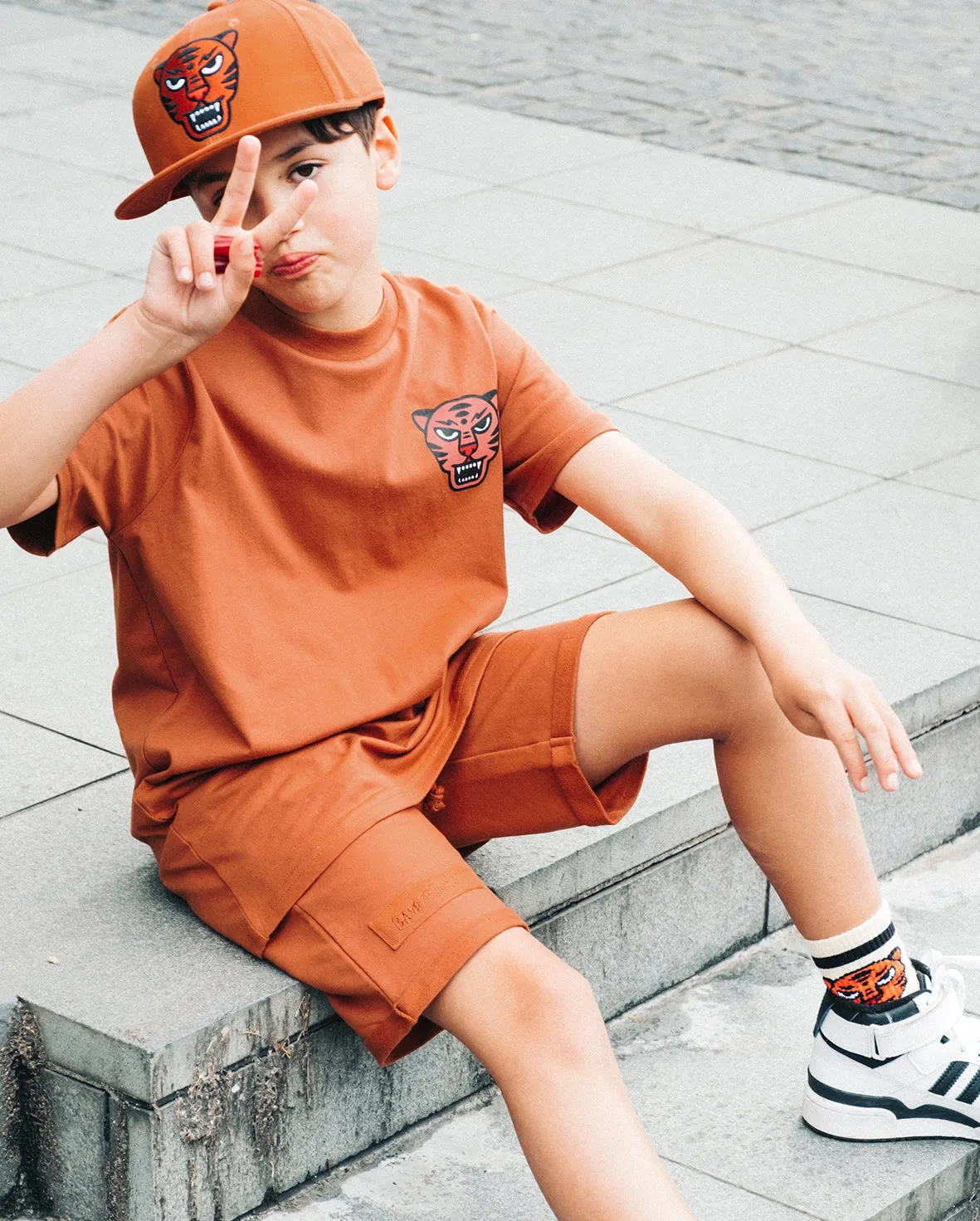 BAND OF BOYS | Tan Relaxed Shorts