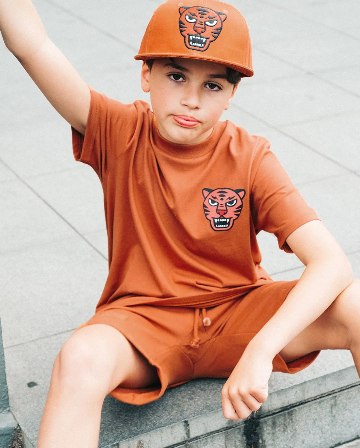 BAND OF BOYS | Tan Relaxed Shorts