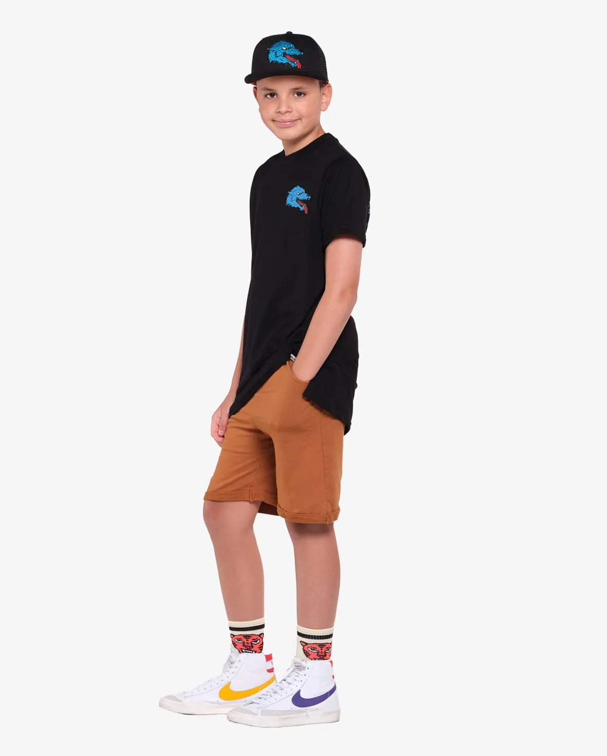 BAND OF BOYS | Tan Relaxed Shorts
