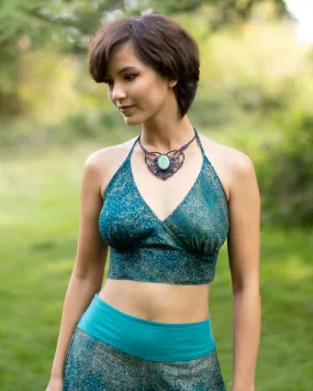 Bikini Crop Top Turquoise