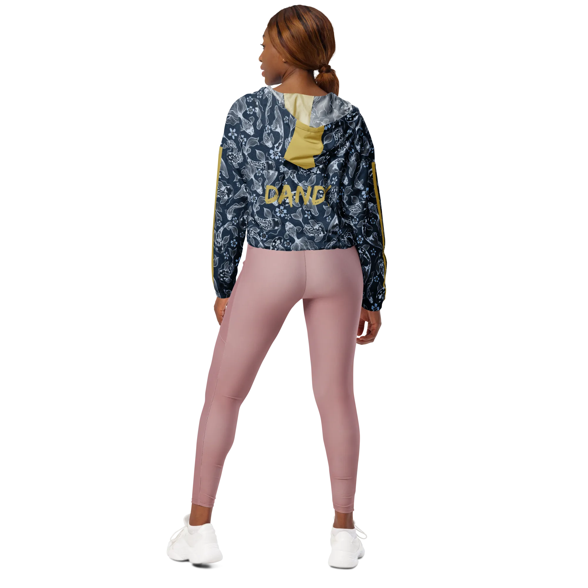 Blue Koi Women’s cropped windbreaker