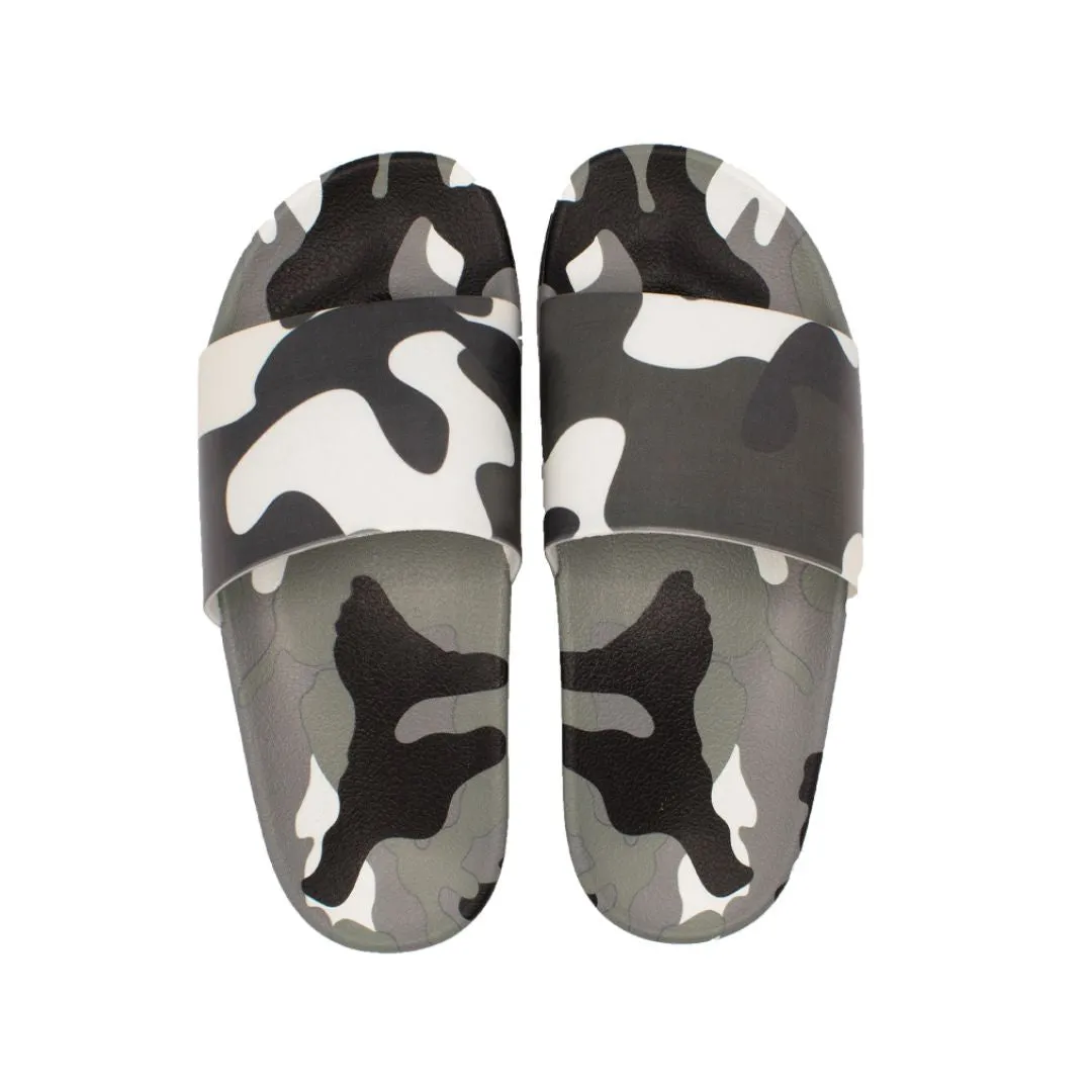 Camo Black Slides