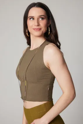 Crop Top - Khaki