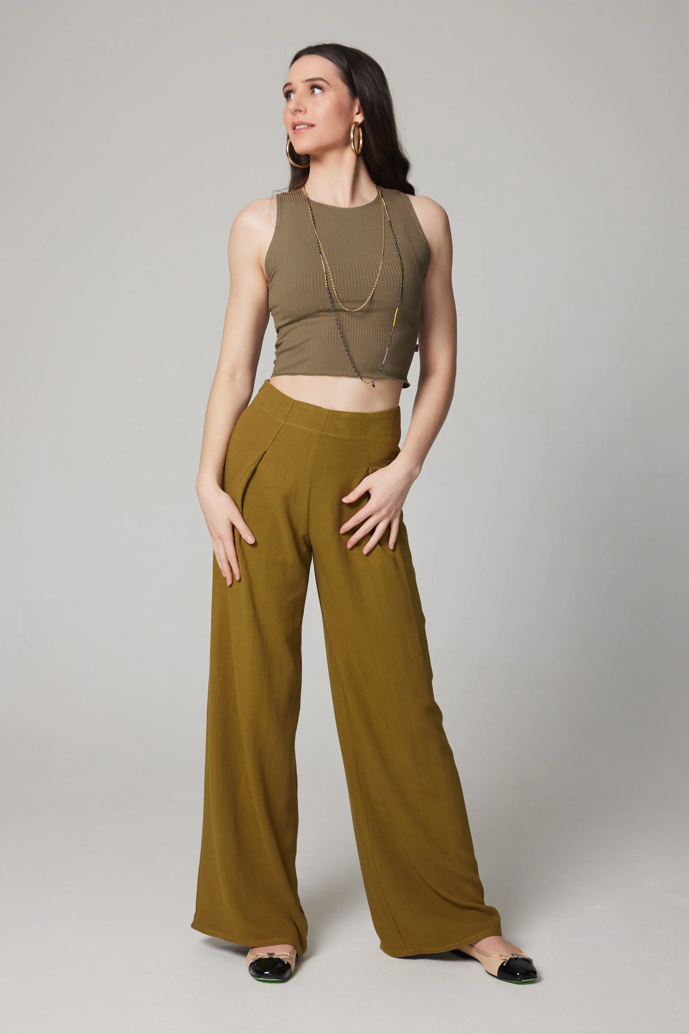Crop Top - Khaki