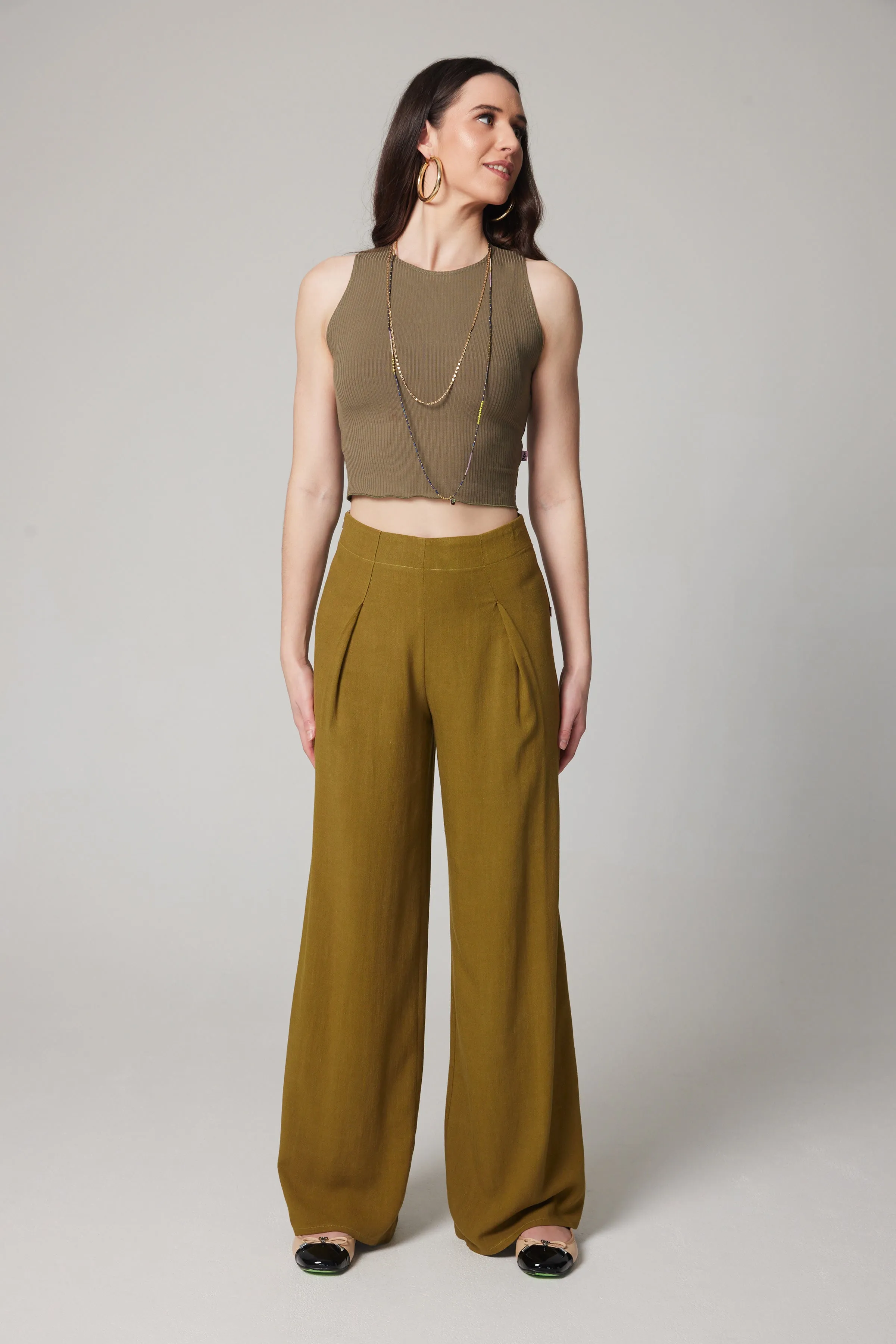 Crop Top - Khaki