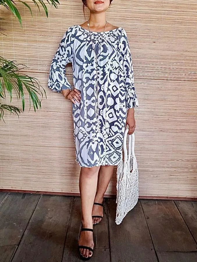 DRESS SOLUNA in 2 Prints