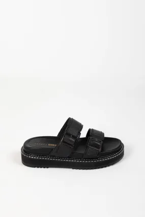 GIMLET SANDAL BLACK LEATHER