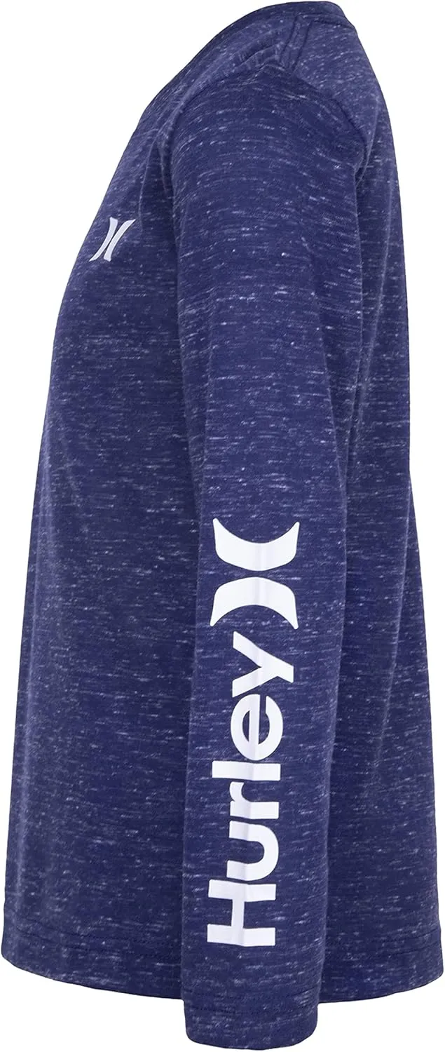 Hurley Boys' Long Sleeve Soft Basic Cloud Slub T-Shirt