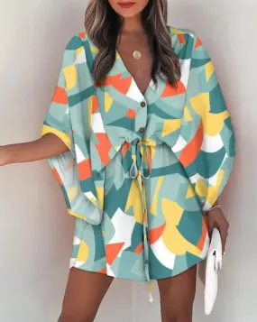 Ivyshape | Boho Mini Dress