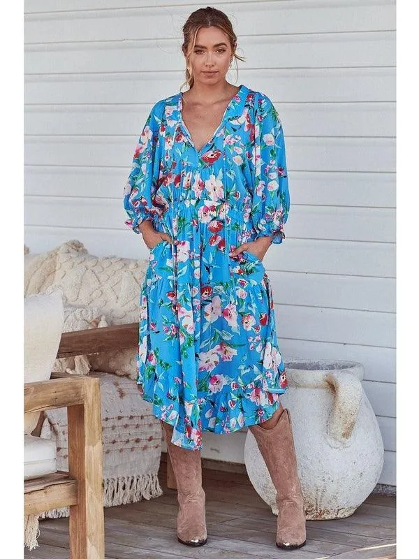 JAASE Imagination Print Jasmine Midi Dress