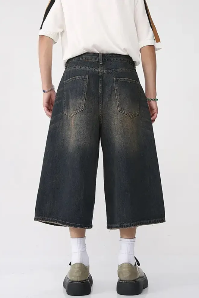 James Scott Retro Denim Shorts