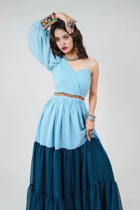 KIRA GEORGETTE HANDWORK DRESS
