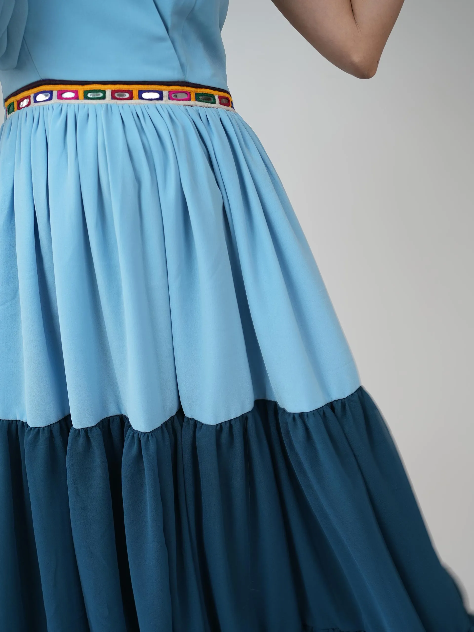 KIRA GEORGETTE HANDWORK DRESS