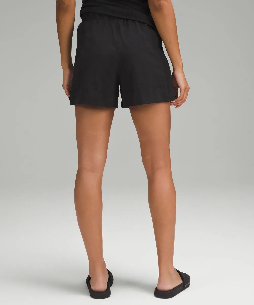 Lululemon Relaxed High Rise Stretch Shorts black