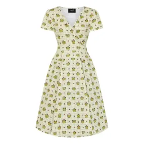 Lyra Dress - Frog Gingham