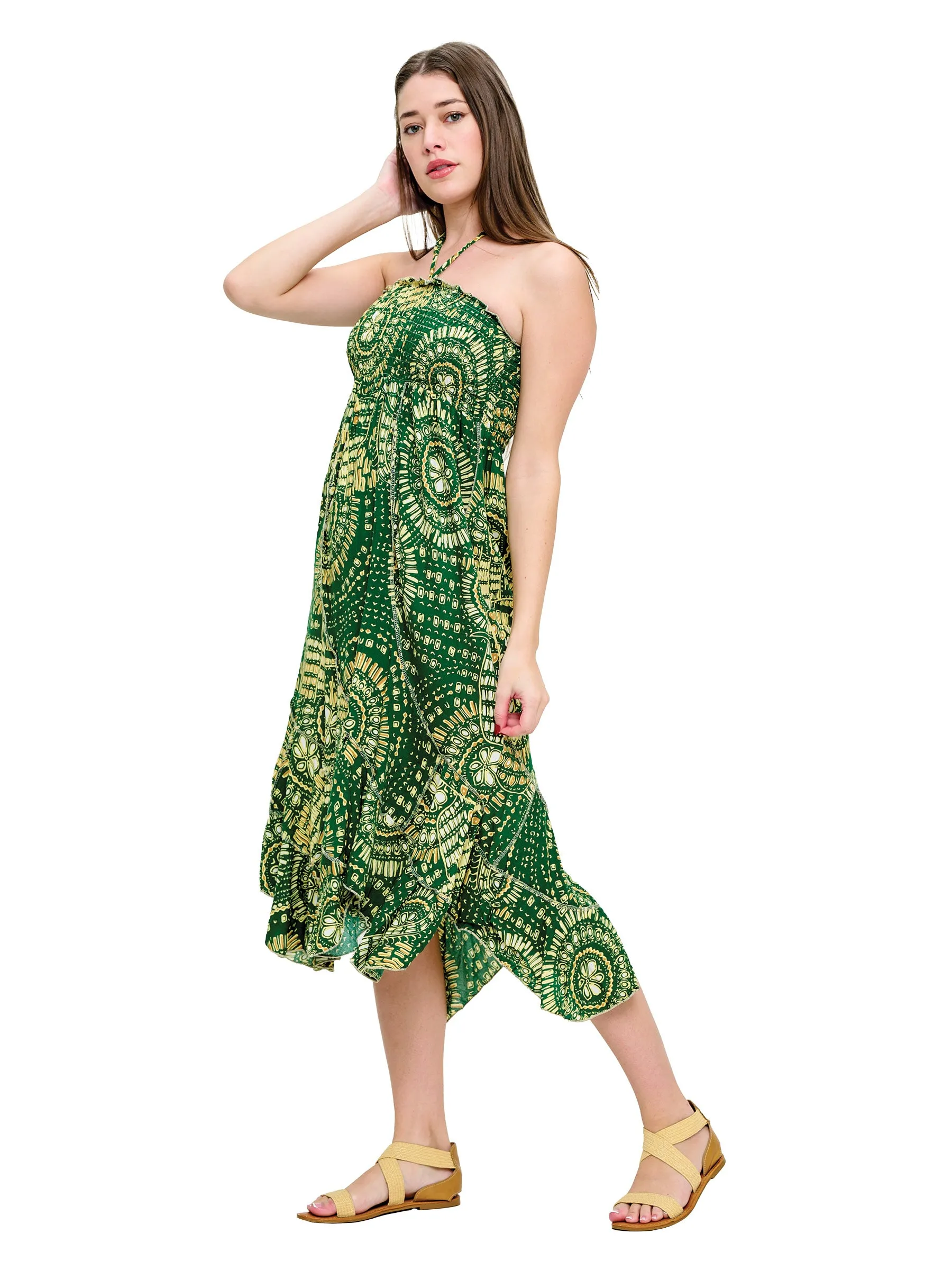 Mandala Boho Convertible Dress to Skirt