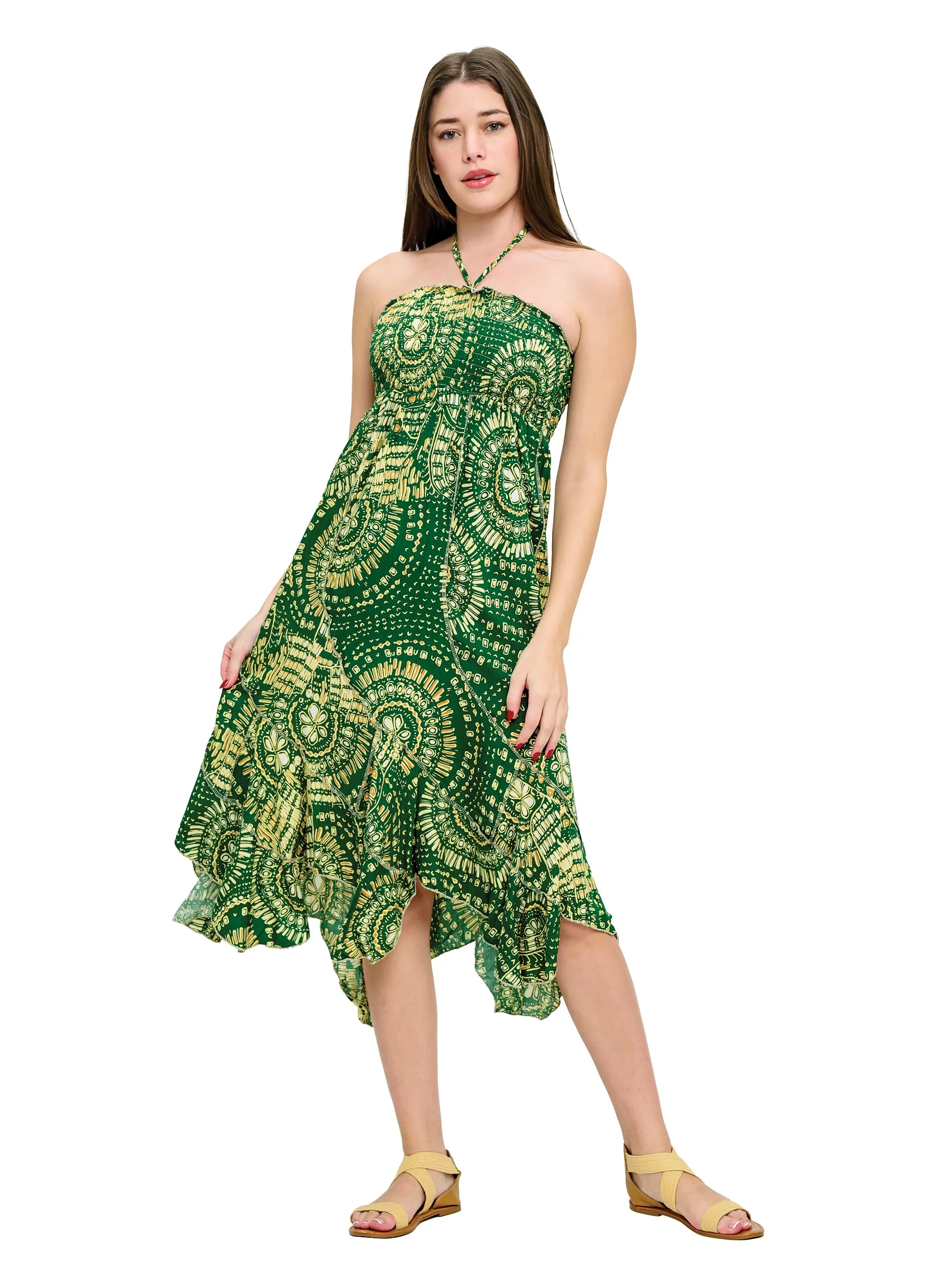 Mandala Boho Convertible Dress to Skirt