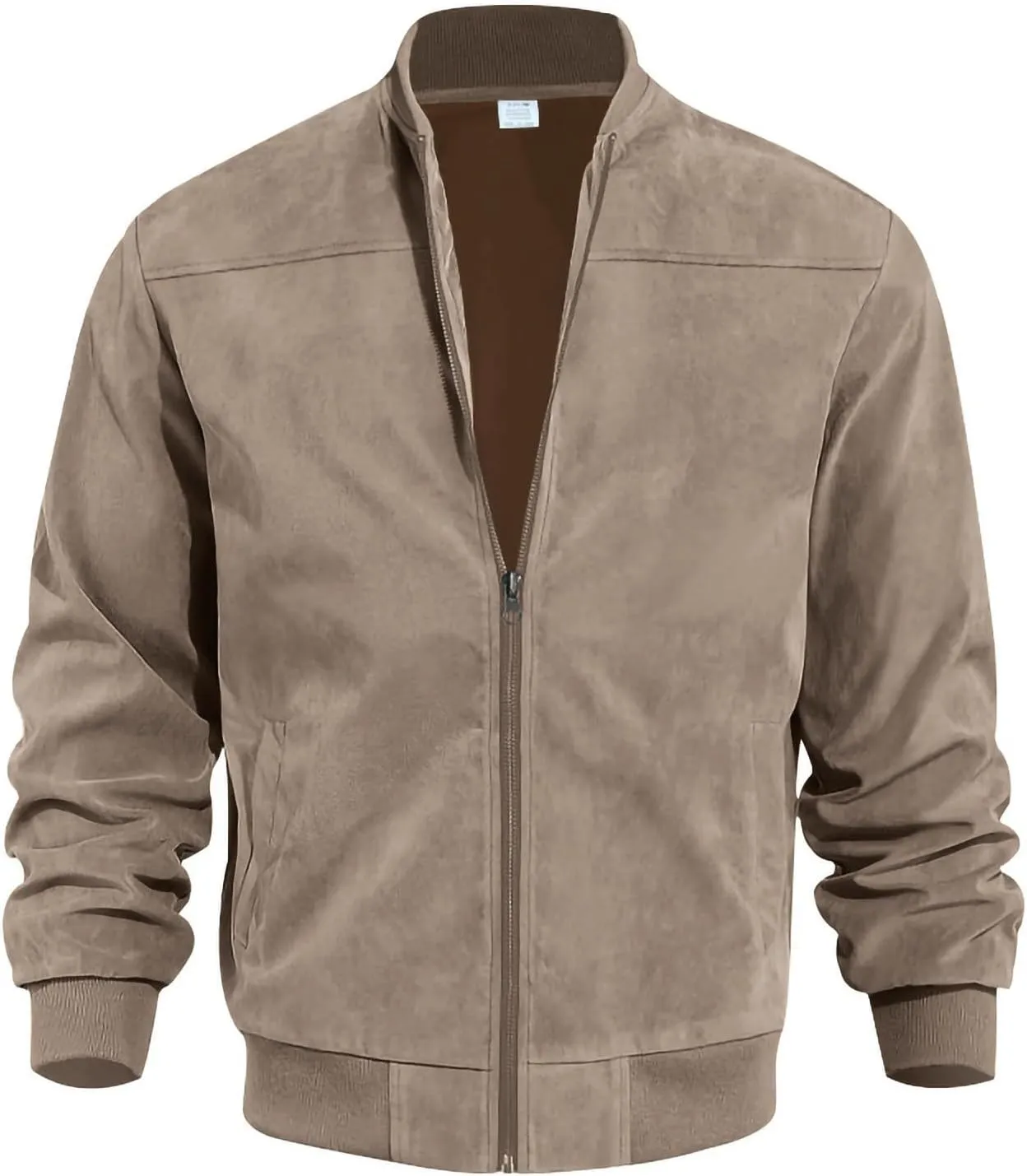 Men's Casual Jacket Men's Casual Plus Size Suede Zipper Tops Men's Jacket Long Sleeved Hooded Casual Jacket/jacket