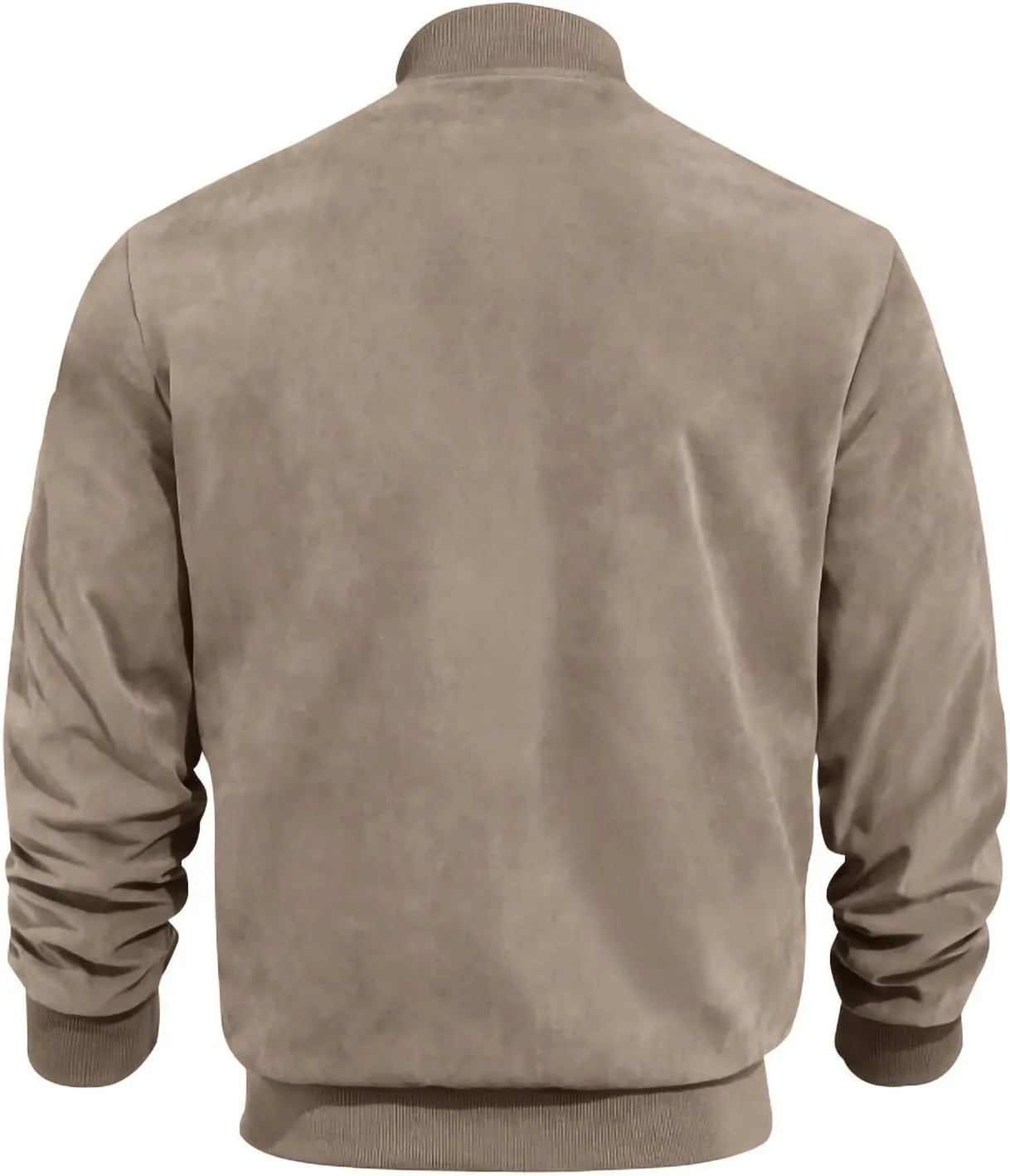 Men's Casual Jacket Men's Casual Plus Size Suede Zipper Tops Men's Jacket Long Sleeved Hooded Casual Jacket/jacket