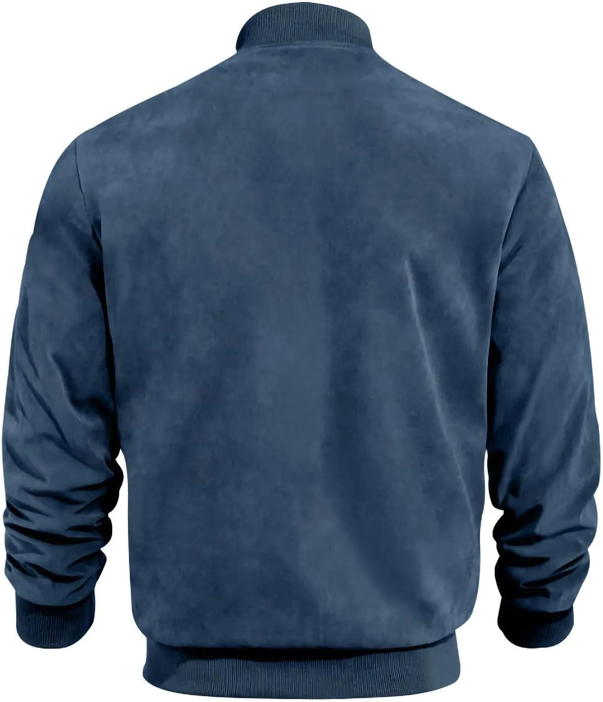 Men's Casual Jacket Men's Casual Plus Size Suede Zipper Tops Men's Jacket Long Sleeved Hooded Casual Jacket/jacket