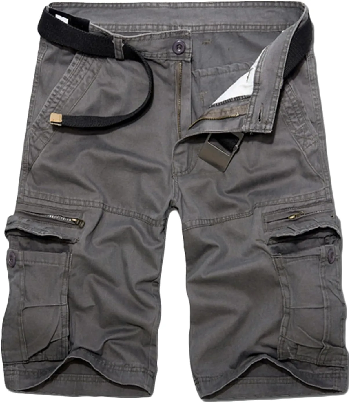 Mens Shorts Relaxed Fit Cargo Shorts Stylish Multic-Pocket Cargo Shorts Durability Men Summer Casual Shorts Overalls Loose