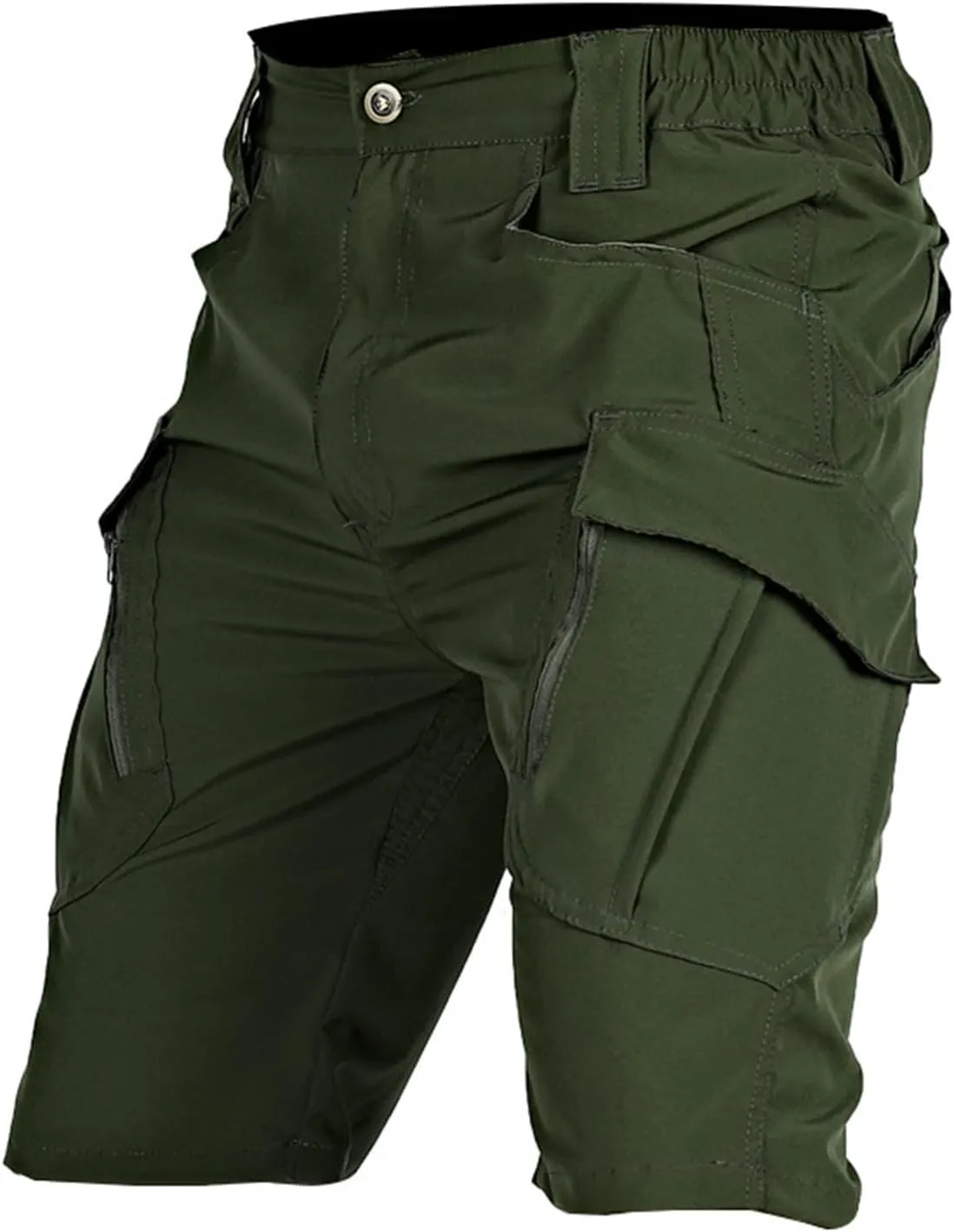 Multi-Pocket Cargo Shorts Men's Combat Workwear Shorts Relaxed-Fit Lightweight Quick Dry Shorts Hiking Short Pants