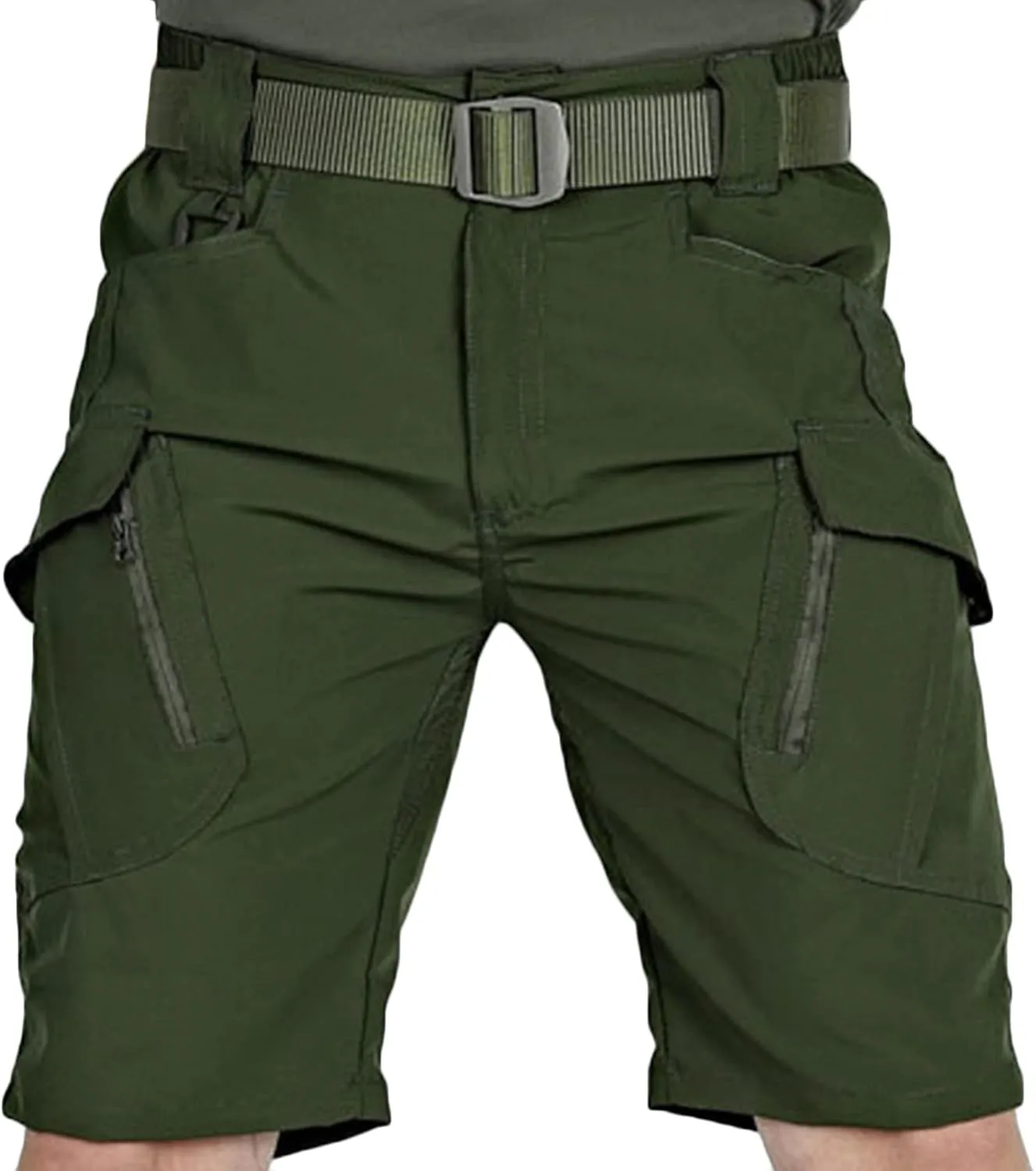 Multi-Pocket Cargo Shorts Men's Combat Workwear Shorts Relaxed-Fit Lightweight Quick Dry Shorts Hiking Short Pants
