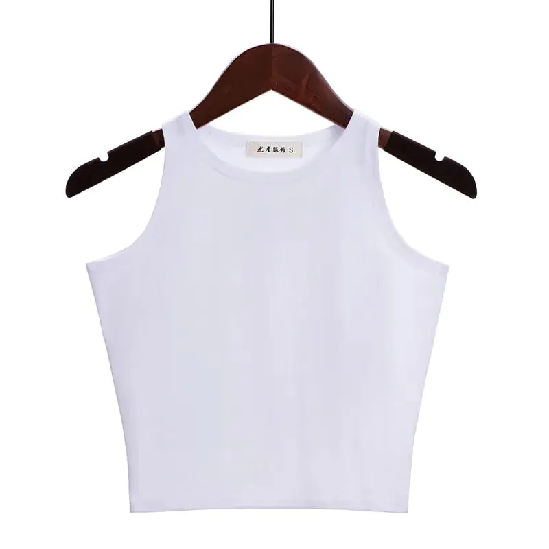 New Women Sexy Cotton Crop Top