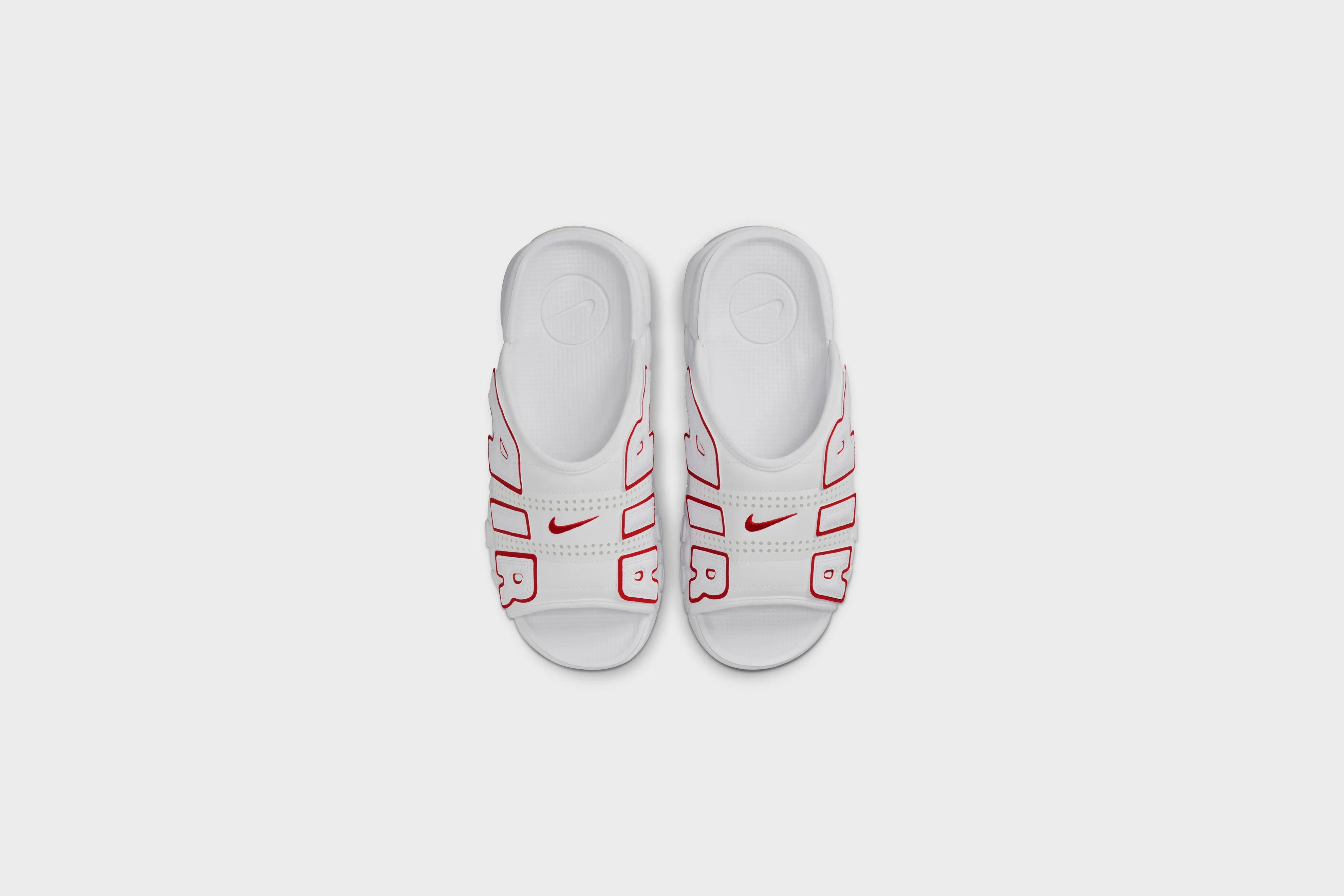 Nike Air More Uptempo Slide NA (White/University Red-White)