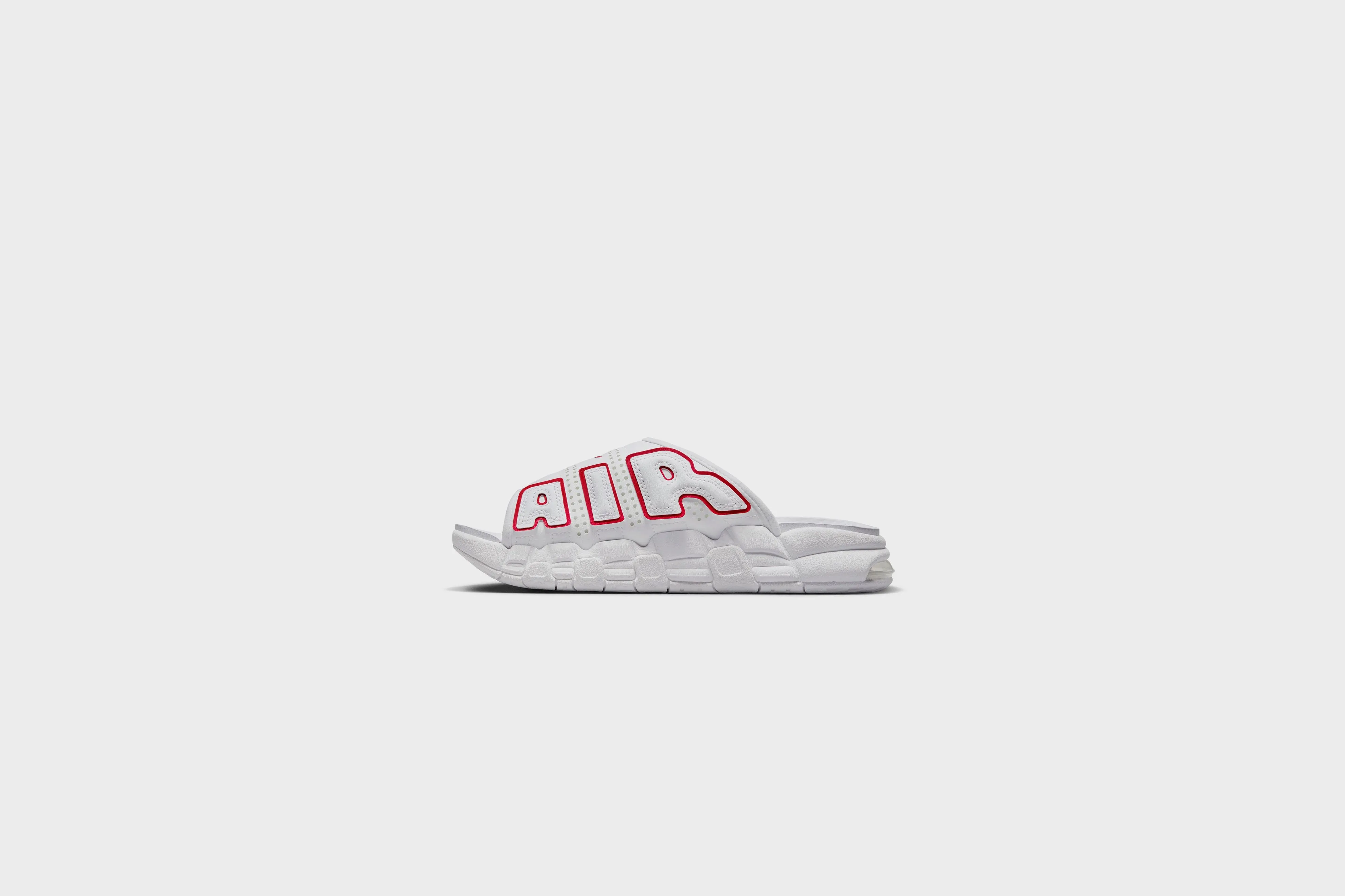 Nike Air More Uptempo Slide NA (White/University Red-White)