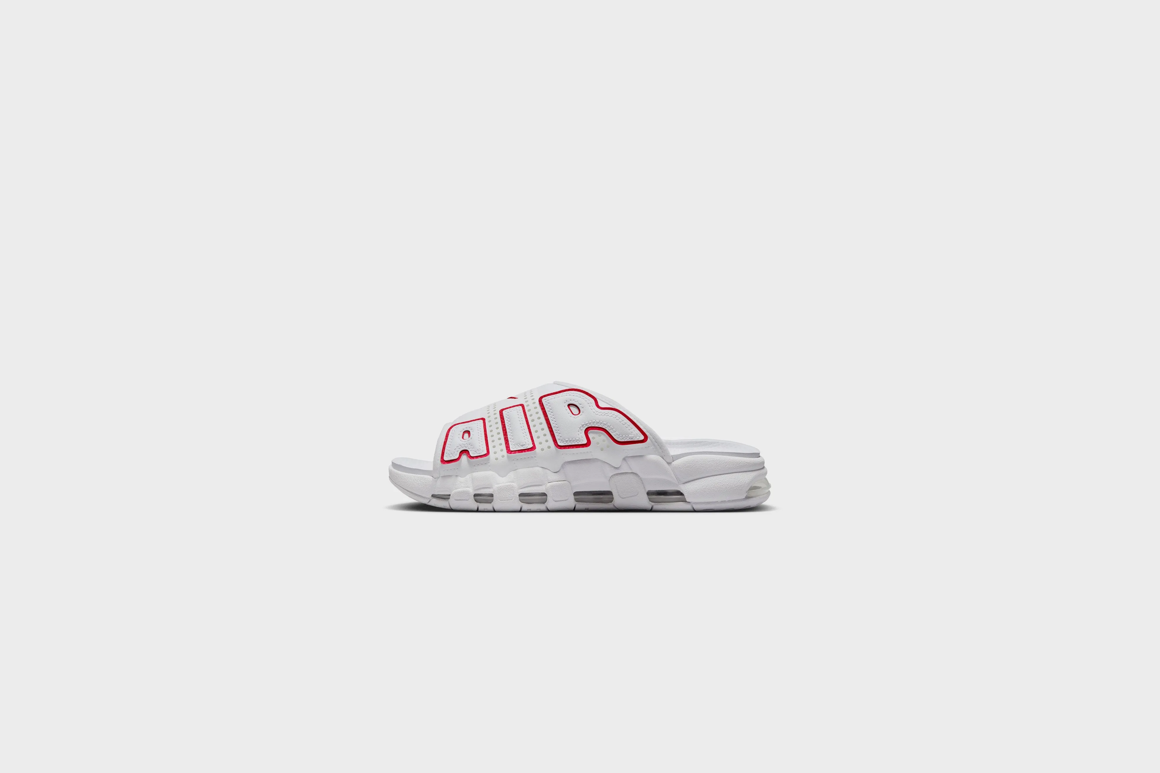 Nike Air More Uptempo Slide NA (White/University Red-White)
