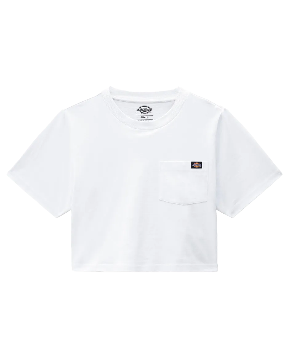 Porterdale Crop Top in White