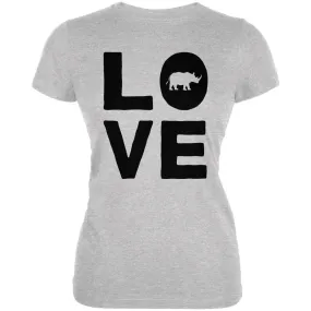 Rhino Love Juniors Soft T Shirt