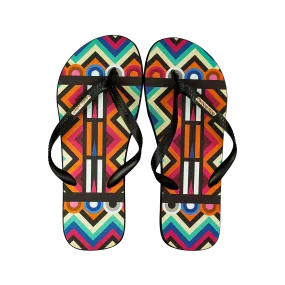 Samba Sol Men’s Fashion Collection Flip Flops- Tribal