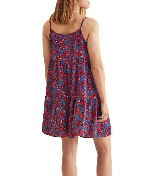 Short Boho Strappy Dress Multi