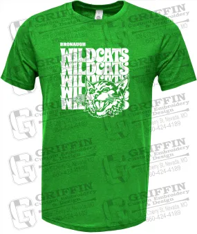Soft-Tek Short Sleeve T-Shirt - Bronaugh Wildcats 24-D