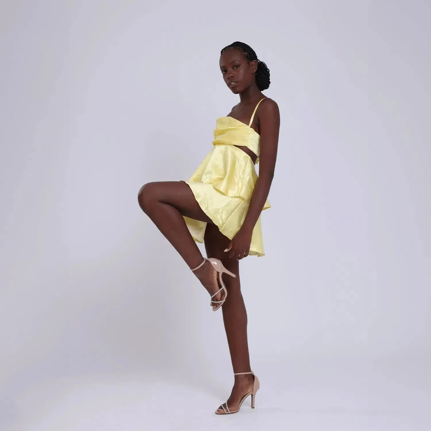 Velindra – Golden-hour layered – Summer dress