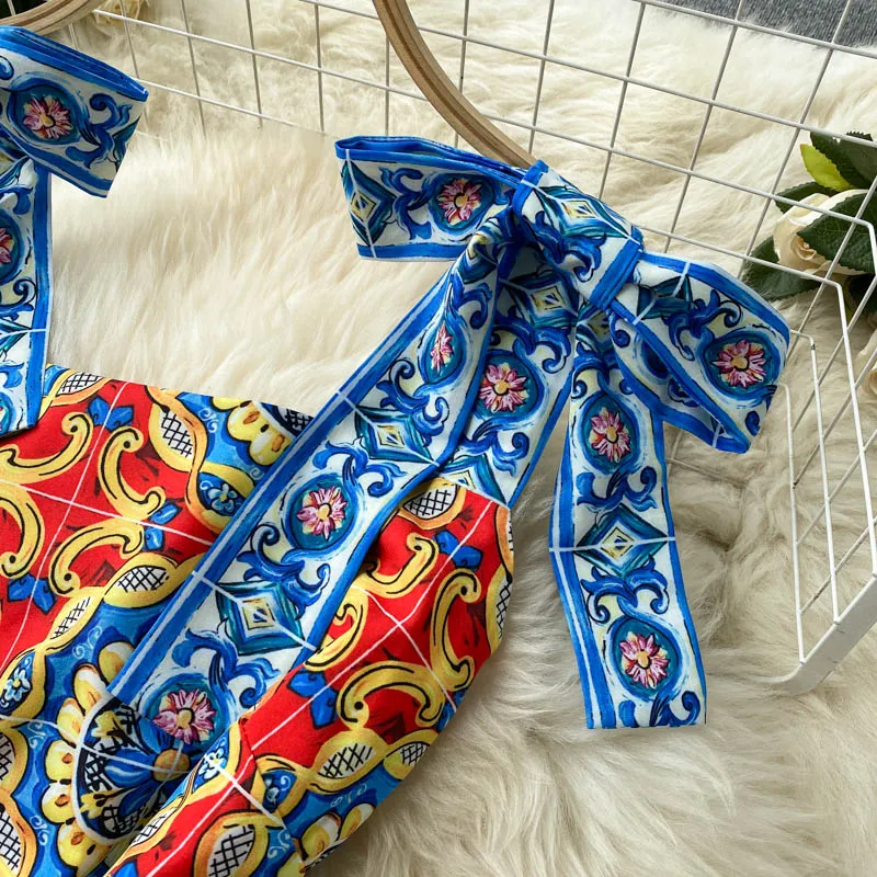 Vintage Dress, Boho Midi Dress, Retro Dress, Blue Coco