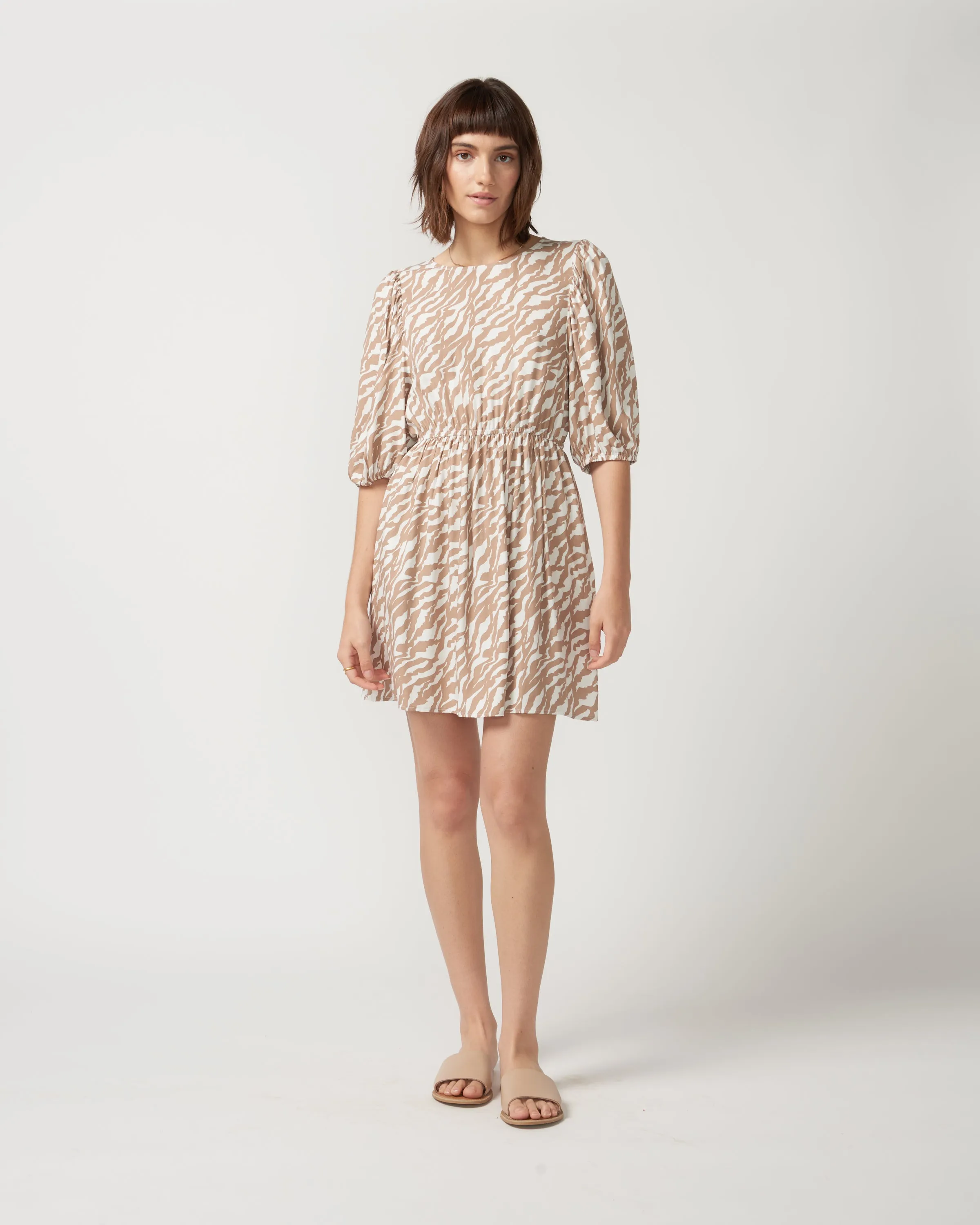 Willa Bubble Sleeve Mini Dress