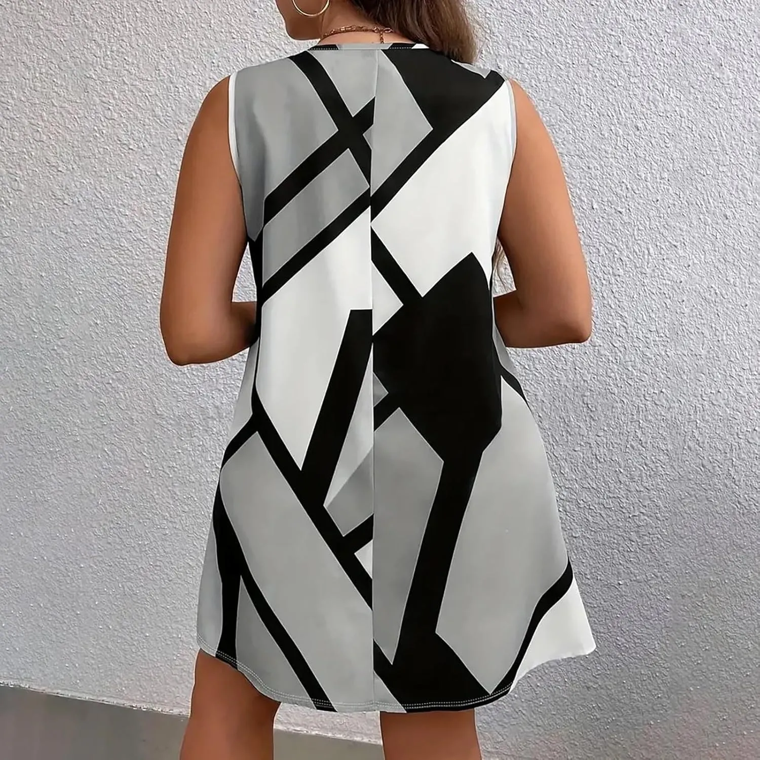 Women's 2025 Maxi Dress Elegant Plus Size Sleeveless Waist Slimming Dress Flowy Beach Maxi Dresses Beach Travel Dress