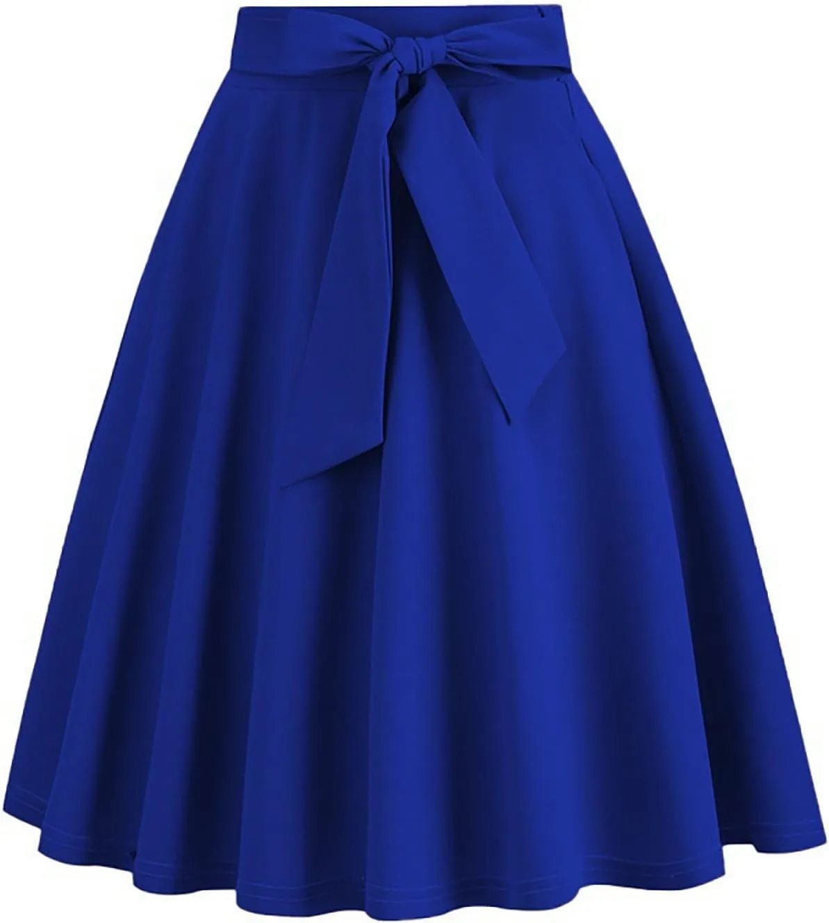 Women's Basic Versatile Stretchy Flared Pleated Casual Mini Skater Skirt Dressy Casual Cocktail Party Wedding Skirts
