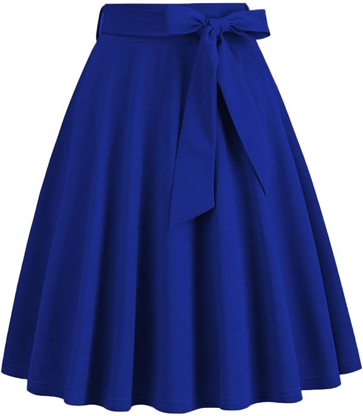 Women's Basic Versatile Stretchy Flared Pleated Casual Mini Skater Skirt Dressy Casual Cocktail Party Wedding Skirts